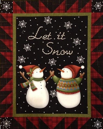 litzzy Christmas Snowman CLA1910138Q Fleece Blanket Quilt Blanket   