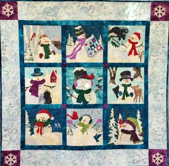 litzzy Christmas Snowman CLA2110138Q Fleece Blanket Quilt Blanket   
