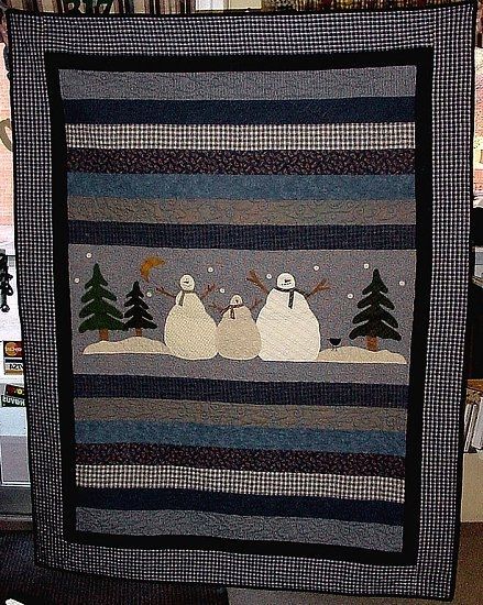 litzzy Christmas Snowman CLM1410025 Fleece Blanket Quilt Blanket   