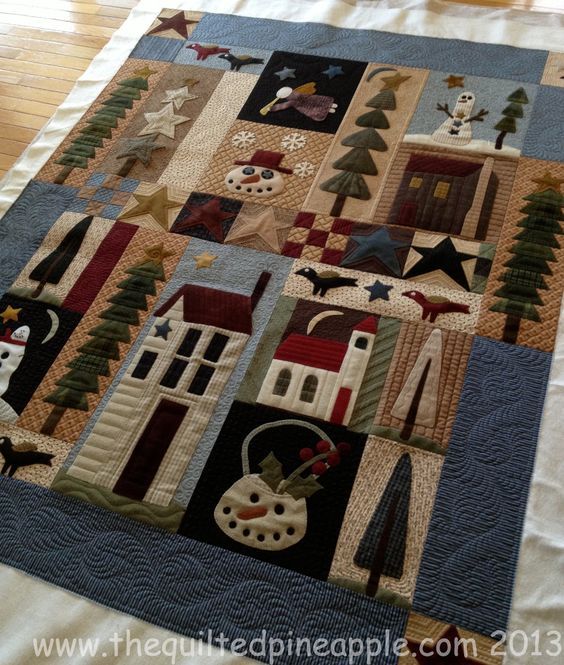 litzzy Christmas Spirits CLT2510112H Fleece Blanket Quilt Blanket   