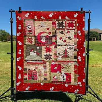 litzzy Christmas TD2709251 Fleece Blanket Quilt Blanket   