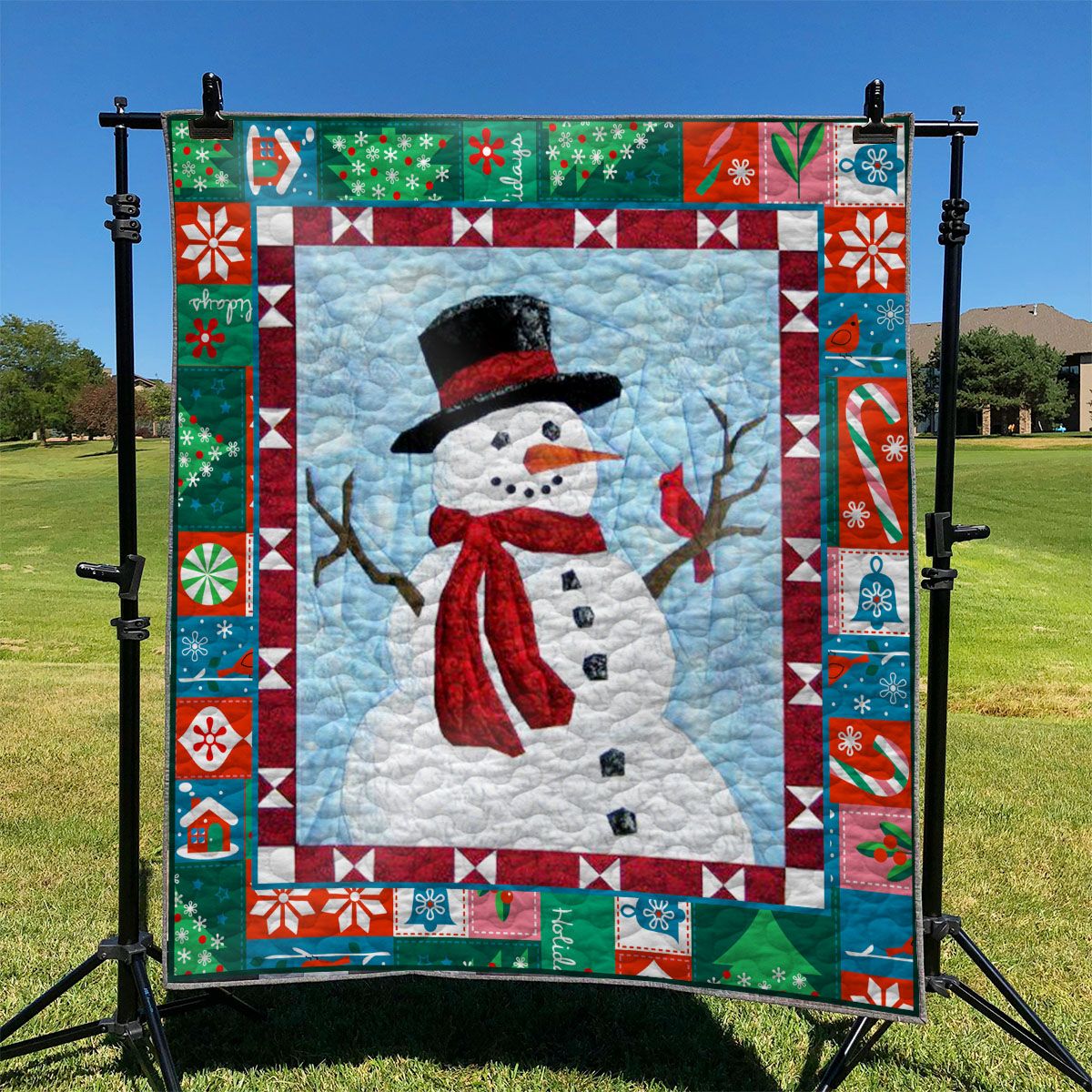 litzzy Christmas TD2709255 Fleece Blanket Quilt Blanket   