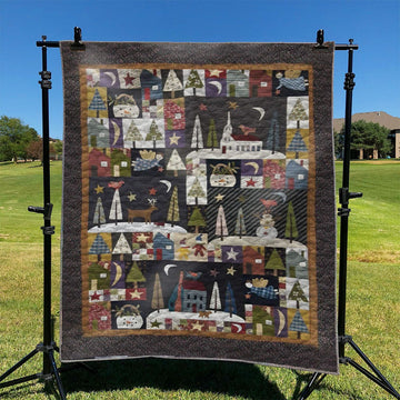 litzzy Christmas TD2709258 Fleece Blanket Quilt Blanket   