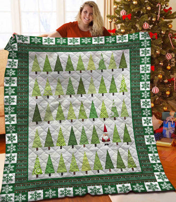 litzzy Christmas TML171004 Fleece Blanket Quilt Blanket   