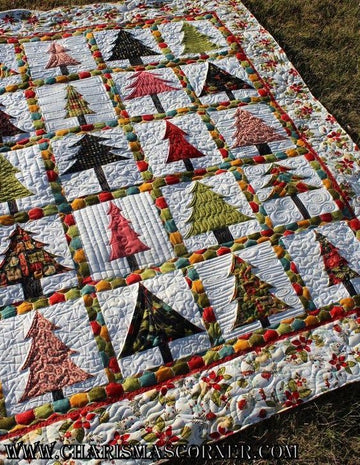 litzzy Christmas Tree CLA0711197Q Fleece Blanket Quilt Blanket   