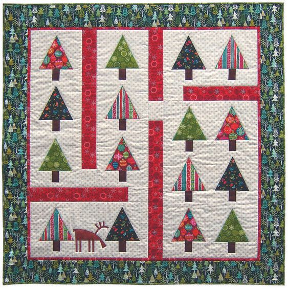 litzzy Christmas Tree CLA2510155Q Fleece Blanket Quilt Blanket   