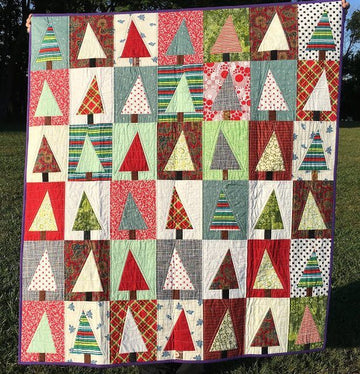 litzzy Christmas Tree CLP190612 Fleece Blanket Quilt Blanket   