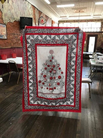 litzzy Christmas Tree CLT1610035H Fleece Blanket Quilt Blanket   