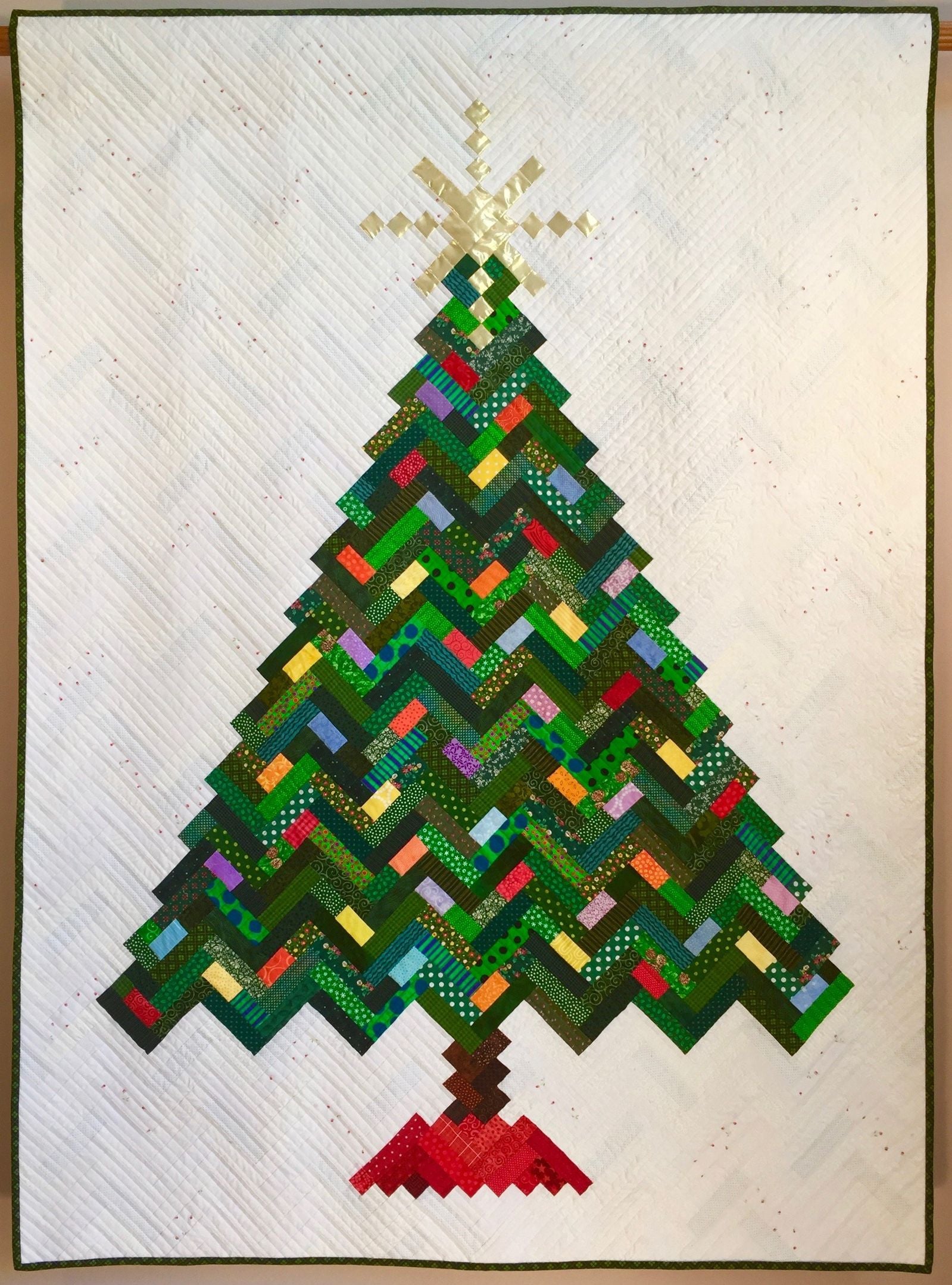 litzzy Christmas Tree CLT1810060H Fleece Blanket Quilt Blanket   
