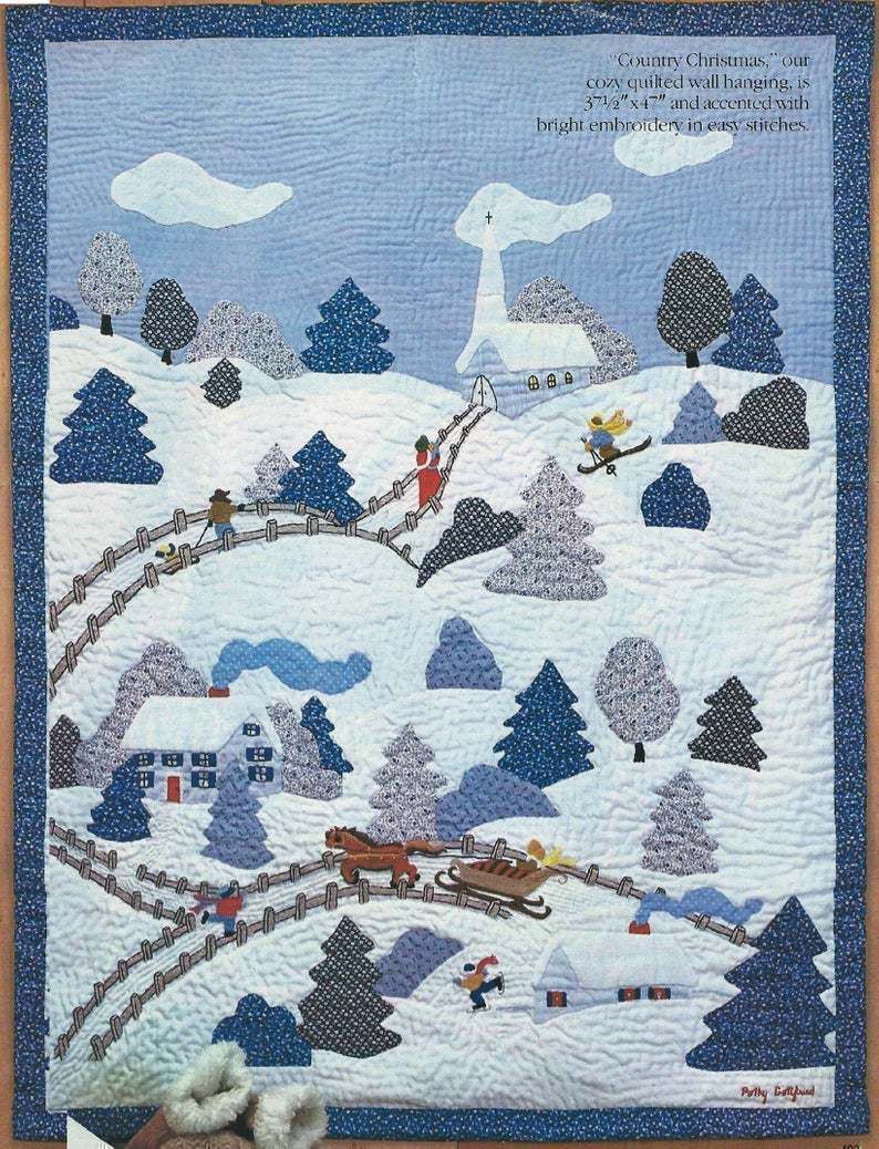 litzzy Christmas Village CLM270653 Fleece Blanket Quilt Blanket   