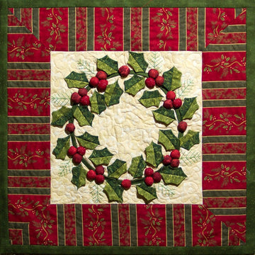 litzzy Christmas Wreath CLM0111122 Fleece Blanket Quilt Blanket   