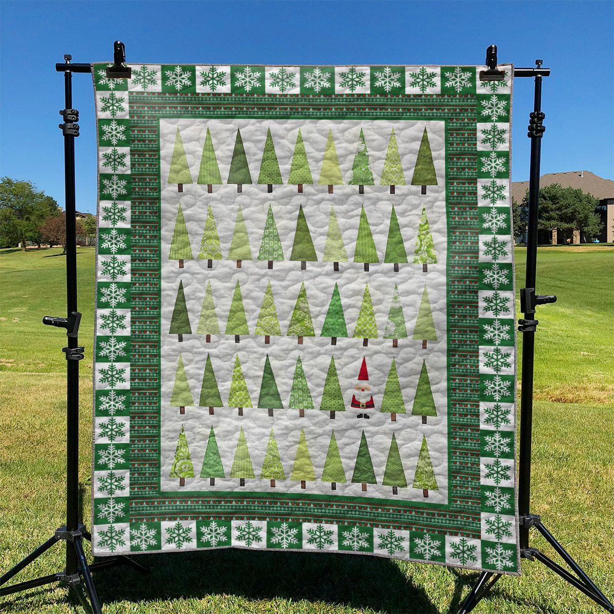 litzzy Christmas YH2510097 Fleece Blanket Quilt Blanket   
