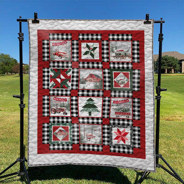 litzzy Christmas YH3110837 Fleece Blanket Quilt Blanket   