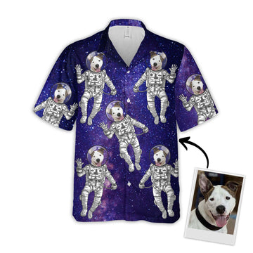 litzzy Custom Galaxy Pattern Short-Sleeve Hawaiian Shirt Hawaii Shirt   