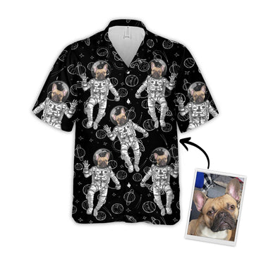 litzzy Custom Space Pattern Short-Sleeve Hawaiian Shirt Hawaii Shirt   