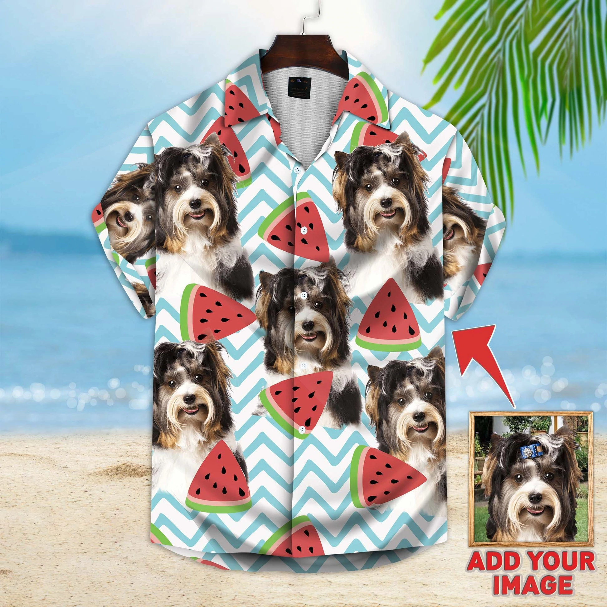 litzzy Custom photo Dog hawaiian Shirt, dog Floral Pattern Short-Sleeve Hawaiian Shirt, Dog Hawaiian shirt For Men, Women - Aloha shirt Hawaiian Hawaii Shirt For Summer Hawaii Shirt Style 6 XS 