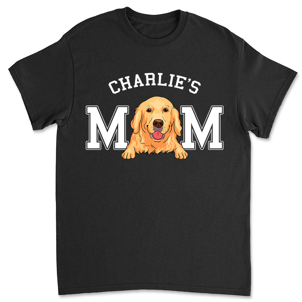 litzzy Dog Dad/Mom Basic - Personalized Custom Unisex T-shirt, Pet Portraits Tshirt, Dog Portraits Tshirt T-shirt   