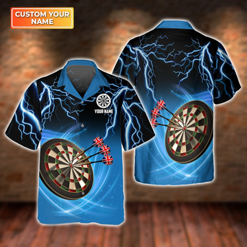 litzzy Darts Personalized Name 3D Hawaiian shirt, Darts Shirt, Darts Gift, Dart Player, Funny Darts Shirt, KA11369 Hawaii Shirt S  