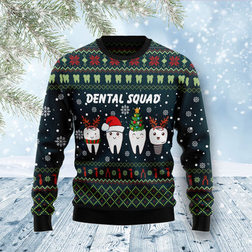 litzzy Dental Squad D1211 Ugly Christmas Sweater -  Best Gift For Christmas, Noel Malalan - Christmas Signature sweater   