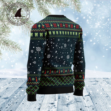 litzzy Dental Squad D1211 Ugly Christmas Sweater -  Best Gift For Christmas, Noel Malalan - Christmas Signature sweater   