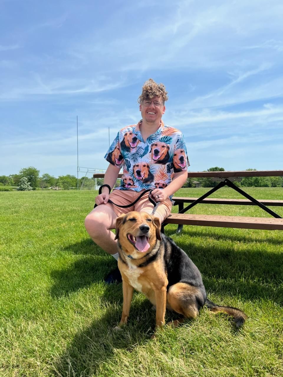 litzzy Custom Leaves Pattern Short-Sleeve Hawaiian Shirt (White Color) Hawaii Shirt   