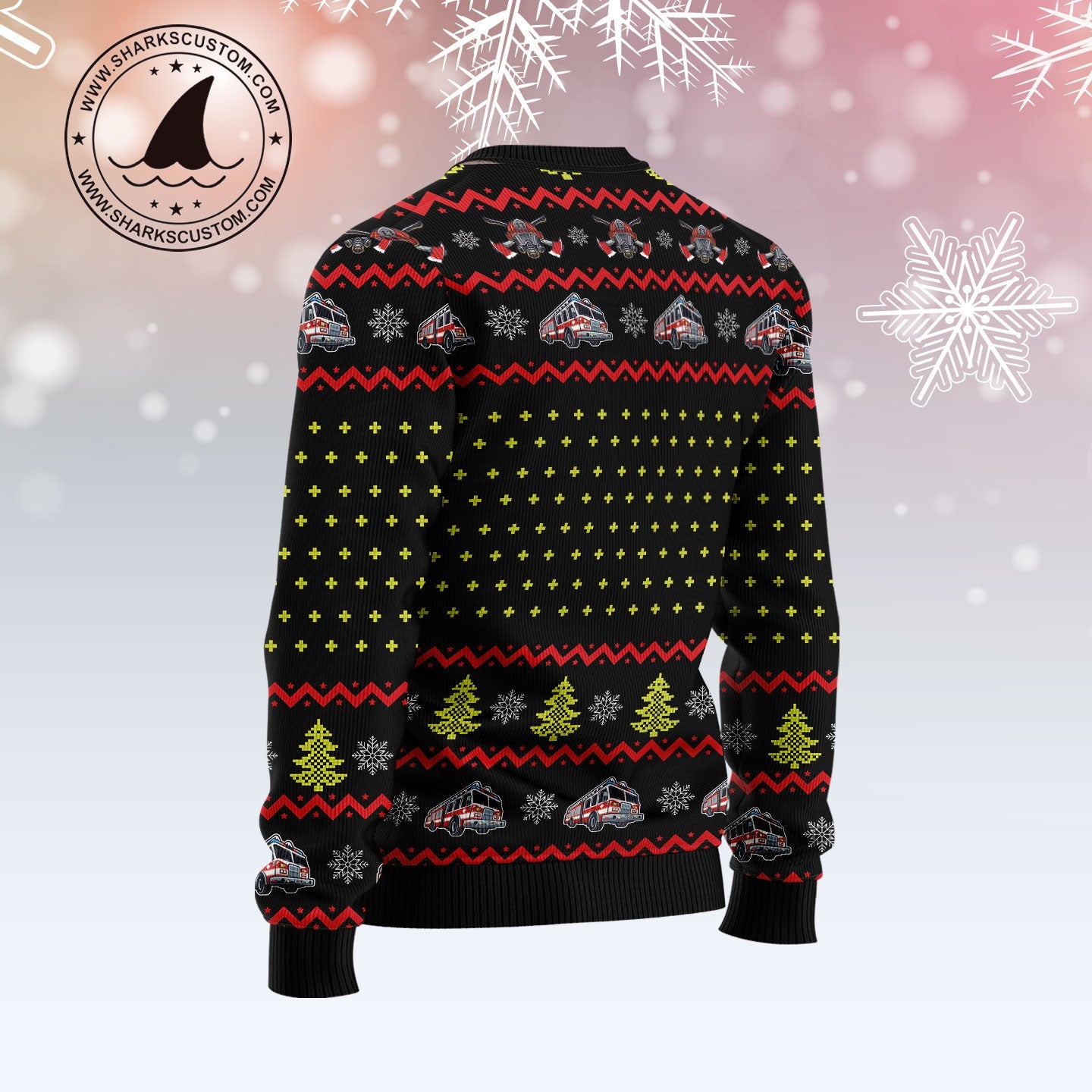 litzzy Firefighter Lover TG51019 - Ugly Christmas Sweater -  Best Gift For Christmas, Noel Malalan - Christmas Signature sweater   