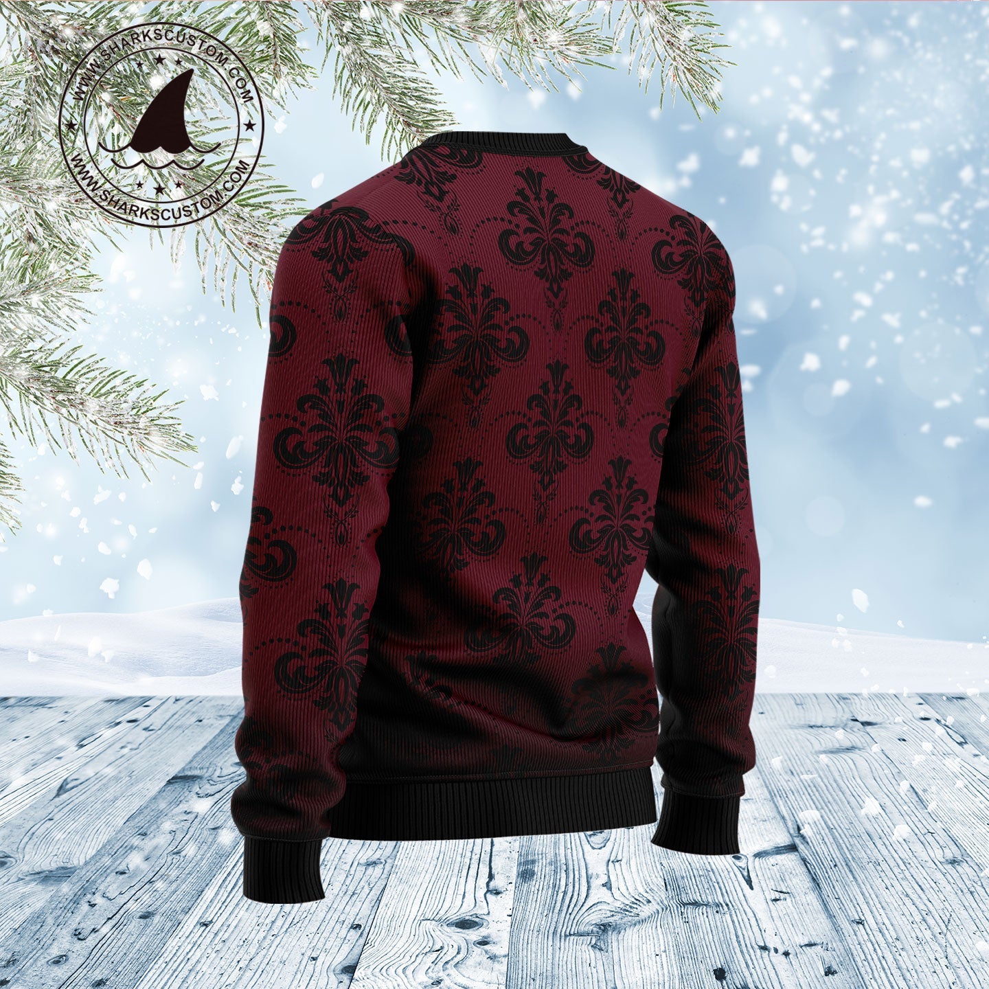 litzzy Flower Skull D1011 Ugly Christmas Sweater -  Best Gift For Christmas, Noel Malalan - Christmas Signature sweater   