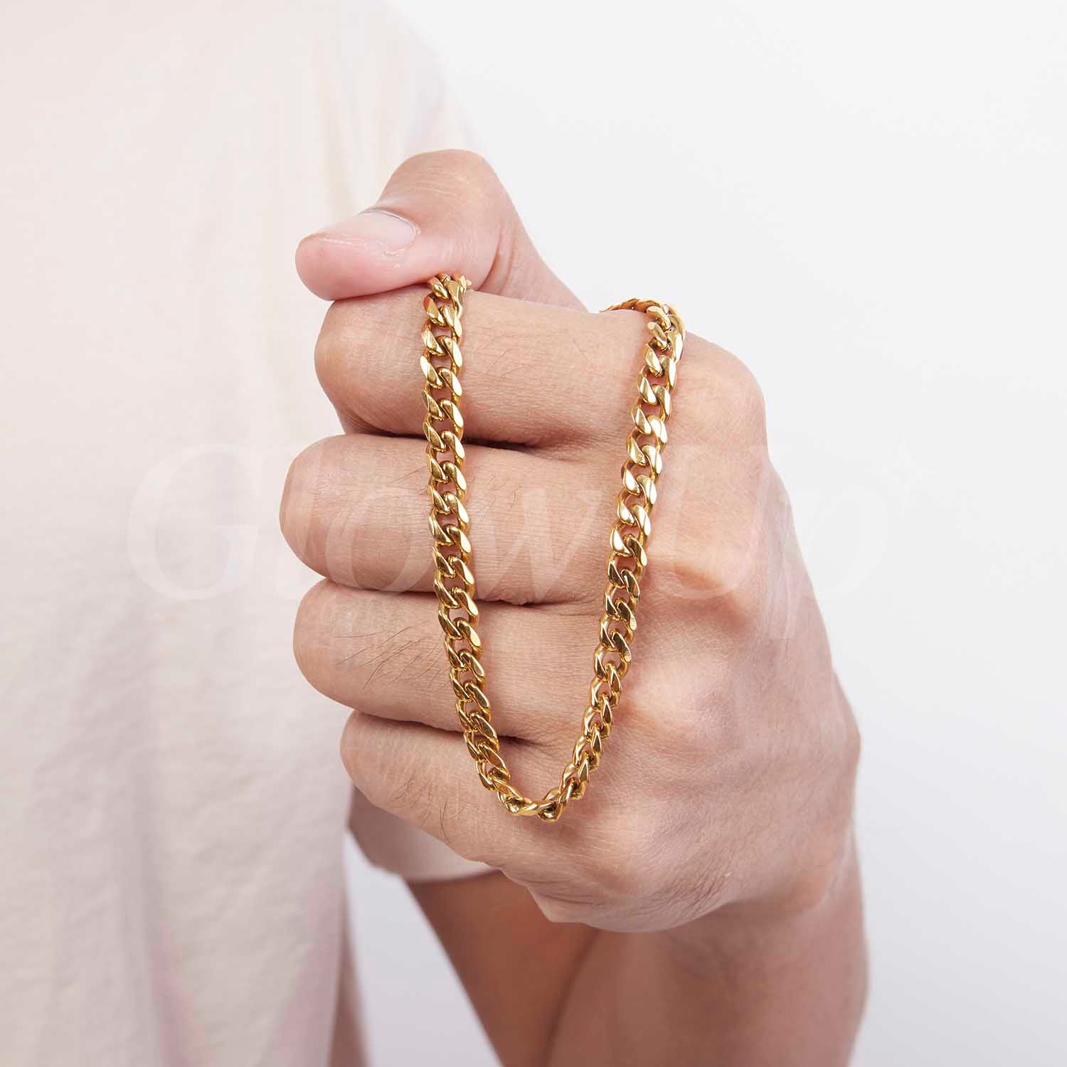 litzzy To my Man - Cuban Link Chain - For all that you are - To My Boyfriend , Gift For Boyfriend Jewelry   