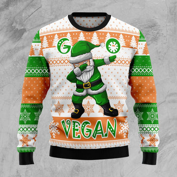 litzzy Go Vegan TG51027 Ugly Christmas Sweater -  Best Gift For Christmas, Noel Malalan - Christmas Signature sweater   