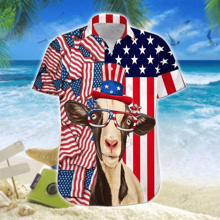 litzzy Hawaiian Aloha Shirts American Flag 4Th Of July Jee - Aloha shirt Hawaiian Hawaii Shirt For Summer Hawaii Shirt Style 10 XS 