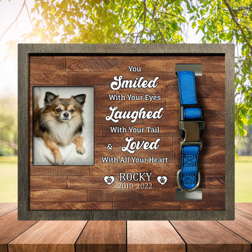 litzzy Memorial Pet Frame For Loss Of Chihuahua Dog, Lost Of Pet Memorial Keepsake Pet Picture Frame Style 2 10.6 x 8.7 