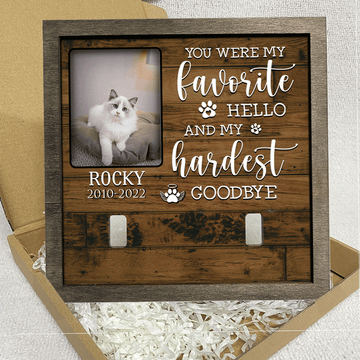 litzzy Customized A Ragdoll Pet Picture Frames Memorial Cat Don't cry for me Cat Lover Gift, Memorial Gifts Pet Picture Frame   