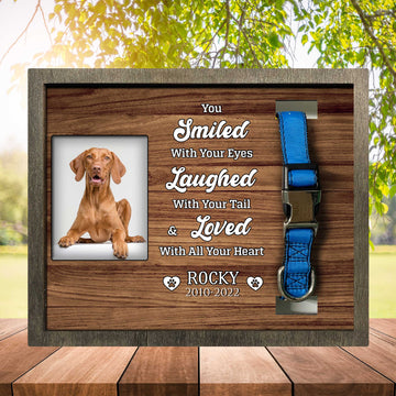 litzzy Loss Of Vizsla Dog Frame, Vizsla Memorial, Sympathy Gift For Pet Loss Pet Picture Frame Style 1 10.6"x8.7" 