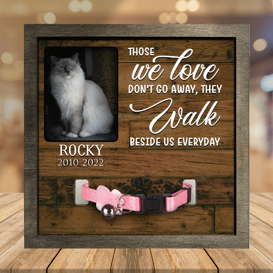 litzzy Customized A Ragdoll Cat Picture Frames Memorial Pet you were my favorite Hello, Pet Lover Gifts Pet Picture Frame Style 5 7.9 x 7.9 