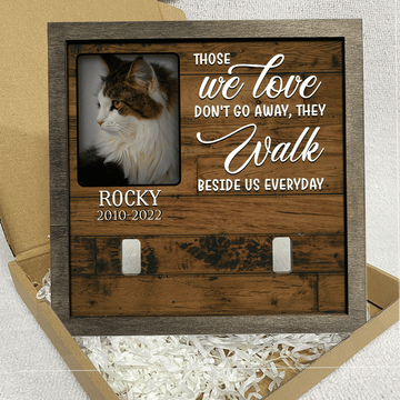 litzzy A Maine Coon Pet Picture Frames Memorial Cat hardest to say goodbye Cat Lover Gift, Memorial Gifts Pet Picture Frame   