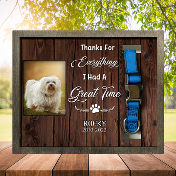 litzzy Memorial Picture Frame For Lost Of Havanese, Memorial Frame For Pet Lovers Pet Picture Frame Style 1 10.6 x 8.7 