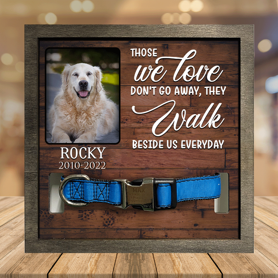 litzzy A Golden retriever Pet Picture Frames Memorial Dog you're my favorite natural wood picture frames Pet Picture Frame Style 5 7.9 x 7.9 