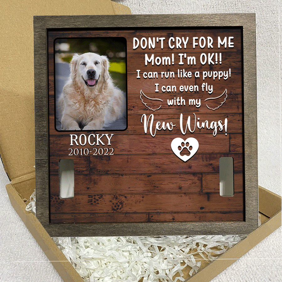 litzzy A Golden retriever Pet Picture Frames Memorial Dog you're my favorite natural wood picture frames Pet Picture Frame   