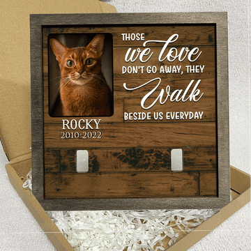 litzzy Pet Picture Frames Memorial Cat hardest to say goodbye Cat Lover Gift, Memorial Gifts Pet Picture Frame   