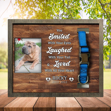 litzzy Loss Of Shar Pei Remembrance Gift, Frame For Lost Of Dog Pet Picture Frame Style 2 10.6 x 8.7 