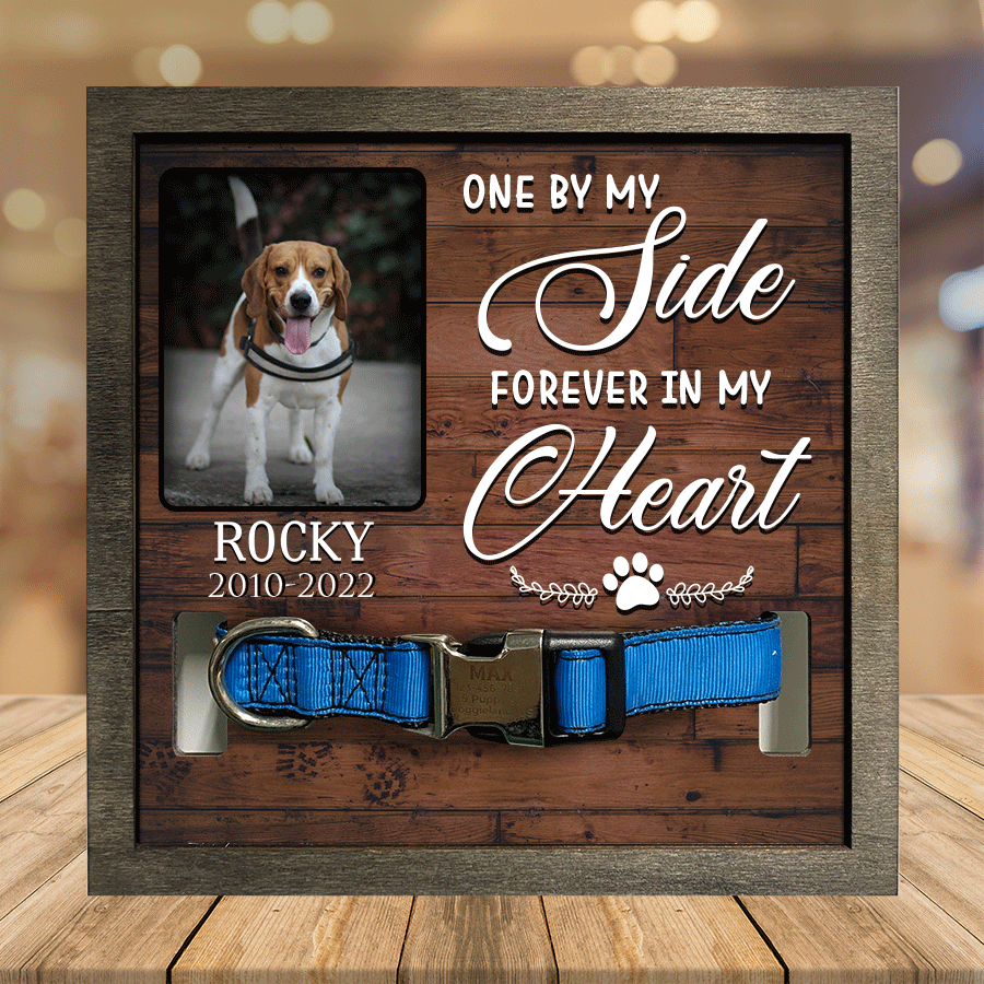 litzzy Customized A Beagle Pet Picture Frames Memorial Dog you're my favorite Dog Lover Gift, Memorial Gift Pet Picture Frame Style 4 7.9 x 7.9 