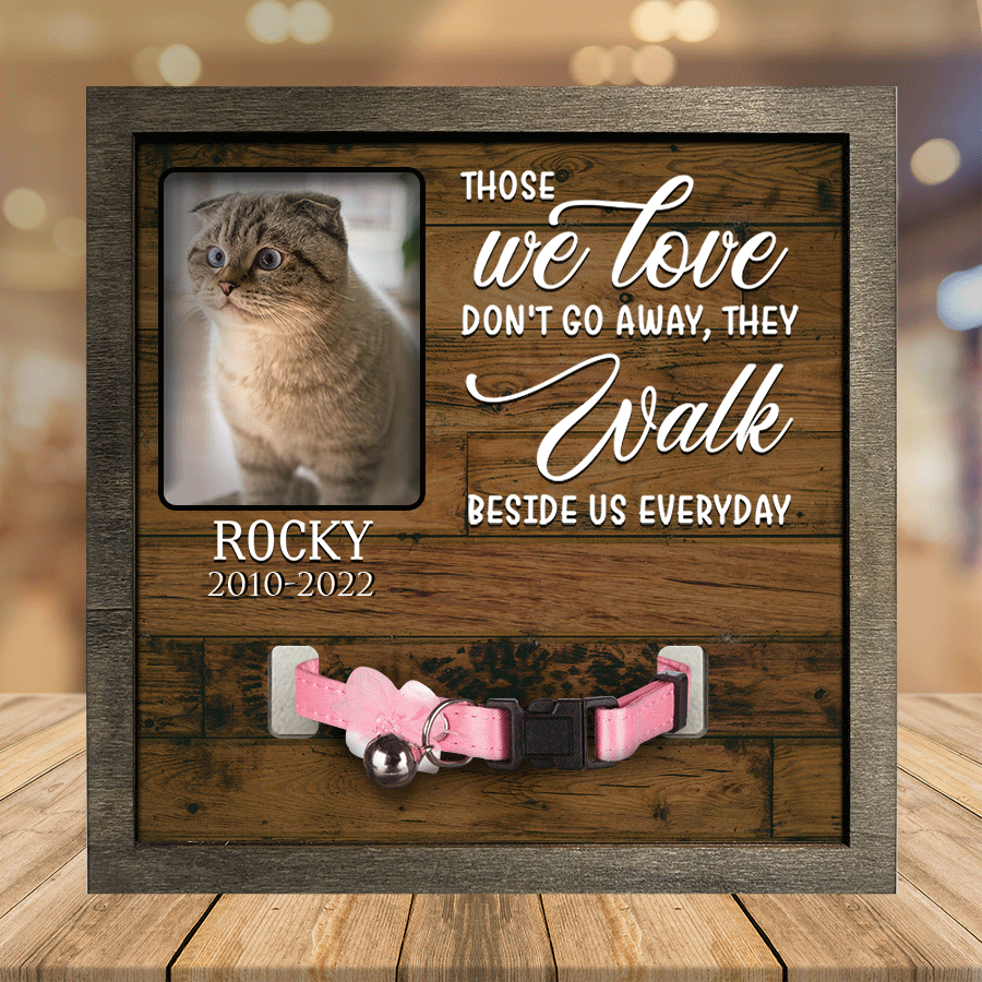 litzzy A Scottish Fold Pet Picture Frames Memorial Cat you're my favorite Cat Lover Gift, Memorial Gifts Pet Picture Frame Style 5 7.9 x 7.9 