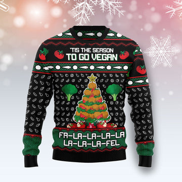 litzzy Vegan HT071226 Ugly Christmas Sweater unisex womens & mens, couples matching, friends, funny family ugly christmas holiday sweater gifts (plus size available) -  Best Gift For Christmas, Noel Malalan - Christmas Signature sweater   