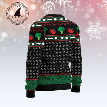 litzzy Vegan HT071226 Ugly Christmas Sweater unisex womens & mens, couples matching, friends, funny family ugly christmas holiday sweater gifts (plus size available) -  Best Gift For Christmas, Noel Malalan - Christmas Signature sweater   