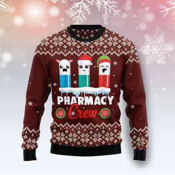 litzzy Christmas Pharmacy Crew HT101222 Ugly Christmas Sweater unisex womens & mens, couples matching, friends, funny family ugly christmas holiday sweater gifts (plus size available) -  Best Gift For Christmas, Noel Malalan - Christmas Signature sweater   