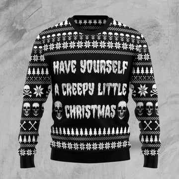 litzzy Have yourself a creepy little christmas HZ102306 Ugly Christmas Sweater -  Best Gift For Christmas, Noel Malalan - Christmas Signature sweater   