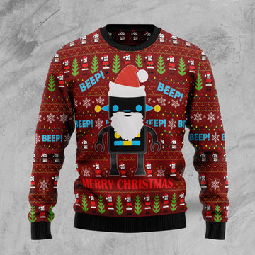 litzzy Robot Santa HZ102312 Ugly Christmas Sweater -  Best Gift For Christmas, Noel Malalan - Christmas Signature sweater   
