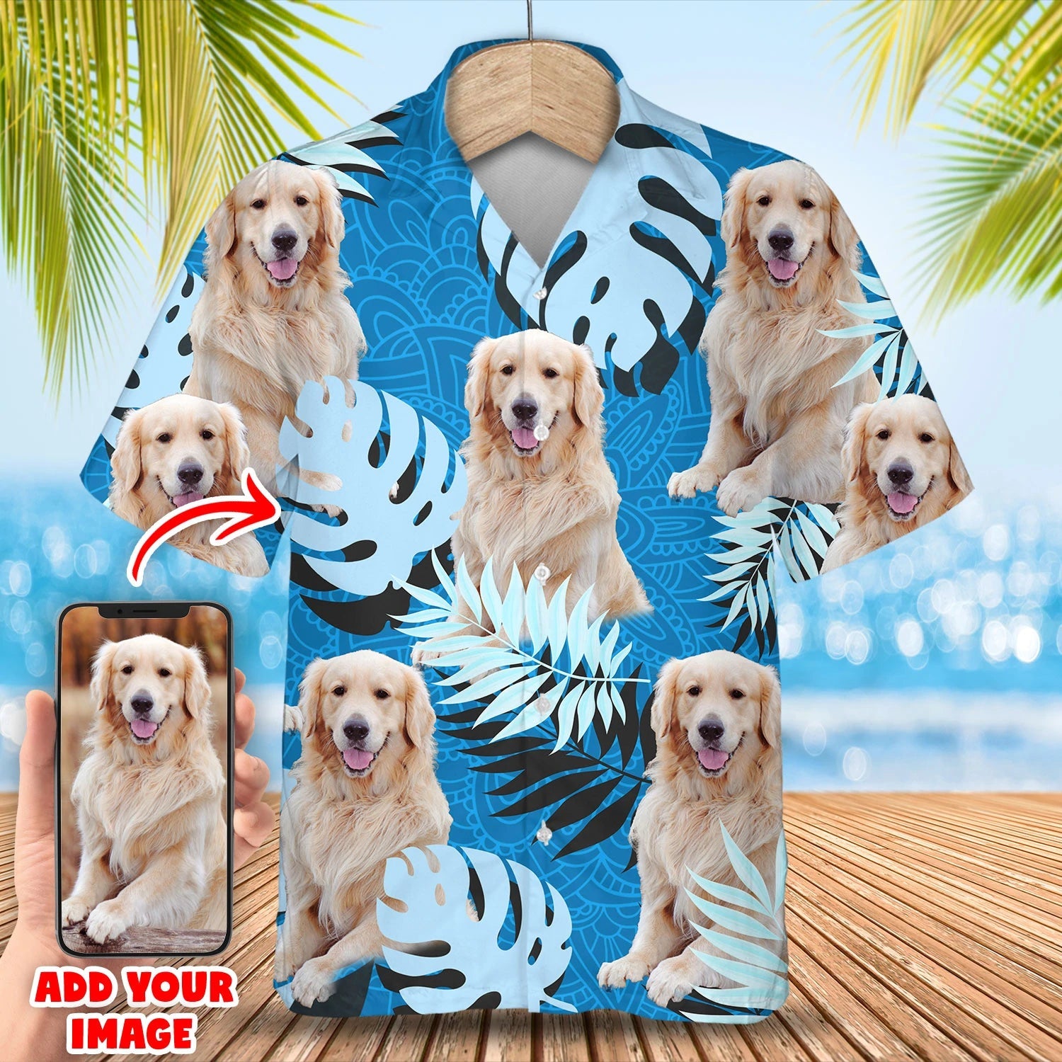 litzzy Custom photo dog hawaiian shirt, Summer Dog Hawaiian shirt For Men, Women - Aloha shirt Hawaiian Hawaii Shirt For Summer Hawaii Shirt Style 5 XS 