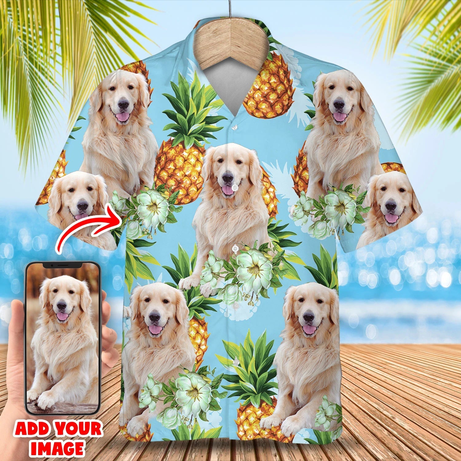 litzzy Custom photo dog hawaiian shirt, Summer Dog Hawaiian shirt For Men, Women - Aloha shirt Hawaiian Hawaii Shirt For Summer Hawaii Shirt Style 6 XS 