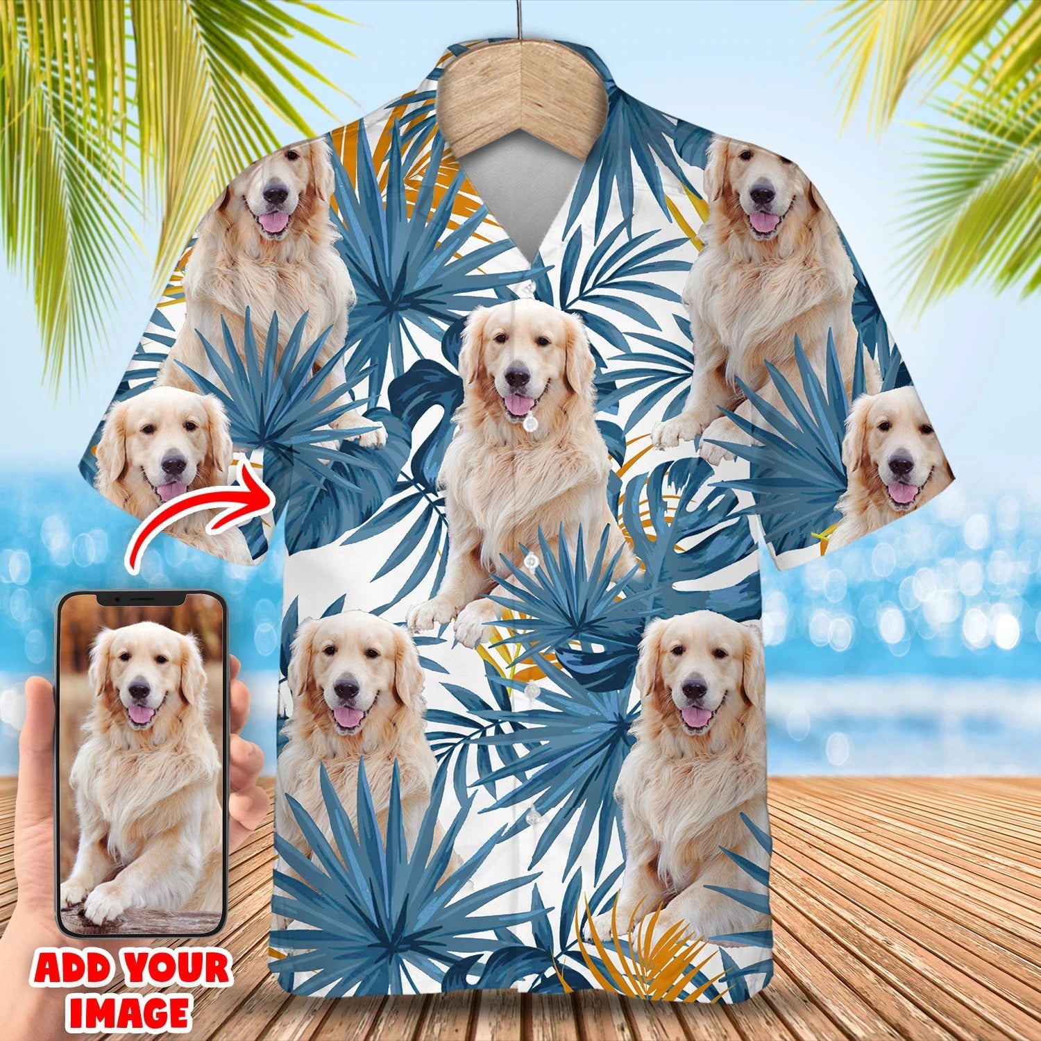 litzzy Custom photo dog hawaiian shirt, Summer Dog Hawaiian shirt For Men, Women - Aloha shirt Hawaiian Hawaii Shirt For Summer Hawaii Shirt Style 3 XS 